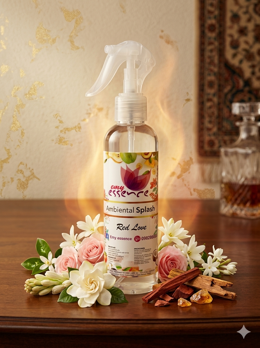 Ambiental Splash Premium 180 ml – Red Love (Aroma Oriental Floral)