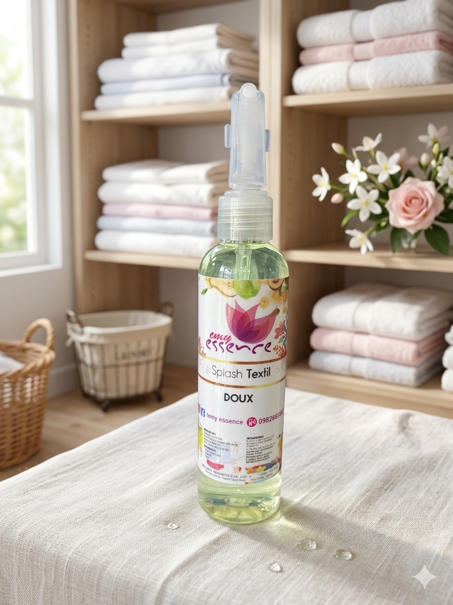 Ambiental Splash Textil Clásico 180 ml – Doux (Aroma Floral Fresco)