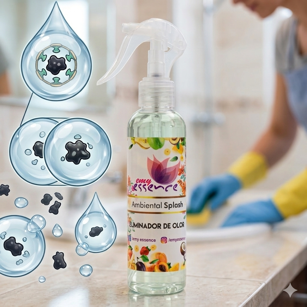 Ambiental Splash Premium 180 ml – Eliminador de Olor (Neutraliza Malos Olores)