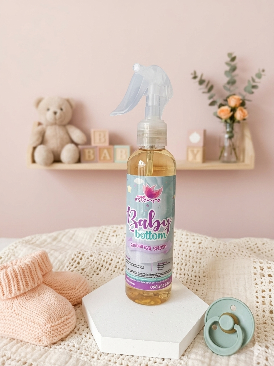 Ambiental Splash Premium 180 ml – Baby Bottom (Aroma Atalcado Hipoalergénico)