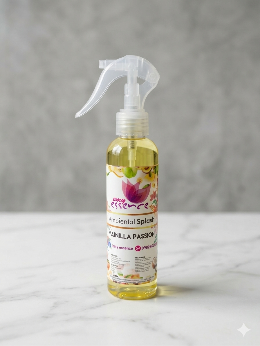 Ambiental Splash Clásico 180 ml – Vainilla Passion (Aroma Dulce Floral)