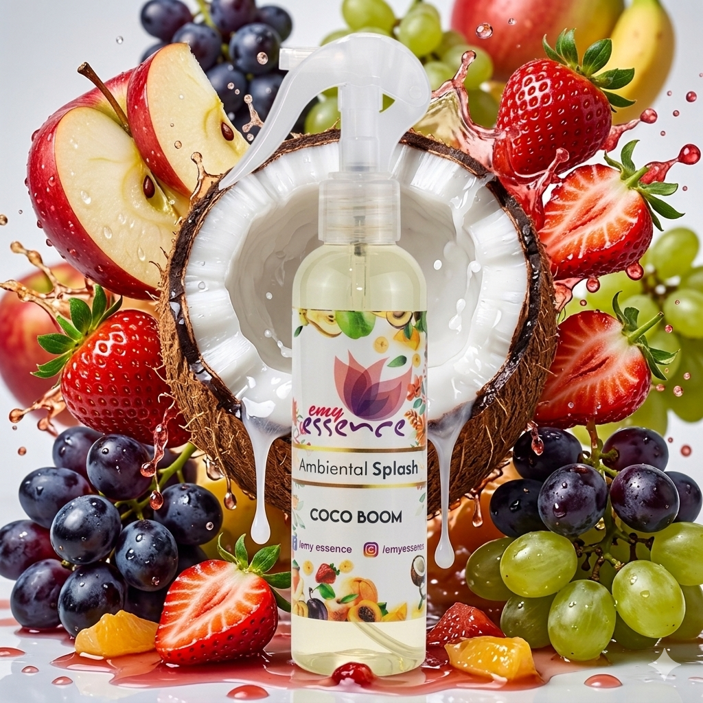 Ambiental Splash Premium 180 ml – Coco Boom (Aroma Frutal Dulce con Coco)
