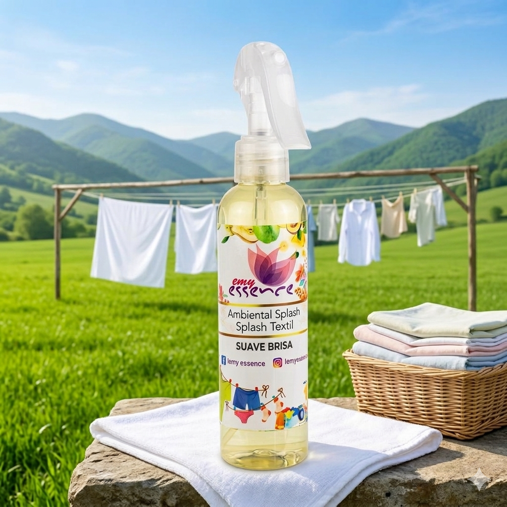 Ambiental Splash Textil 180 ml – Suave Brisa (Aroma Fresco y Herbal)