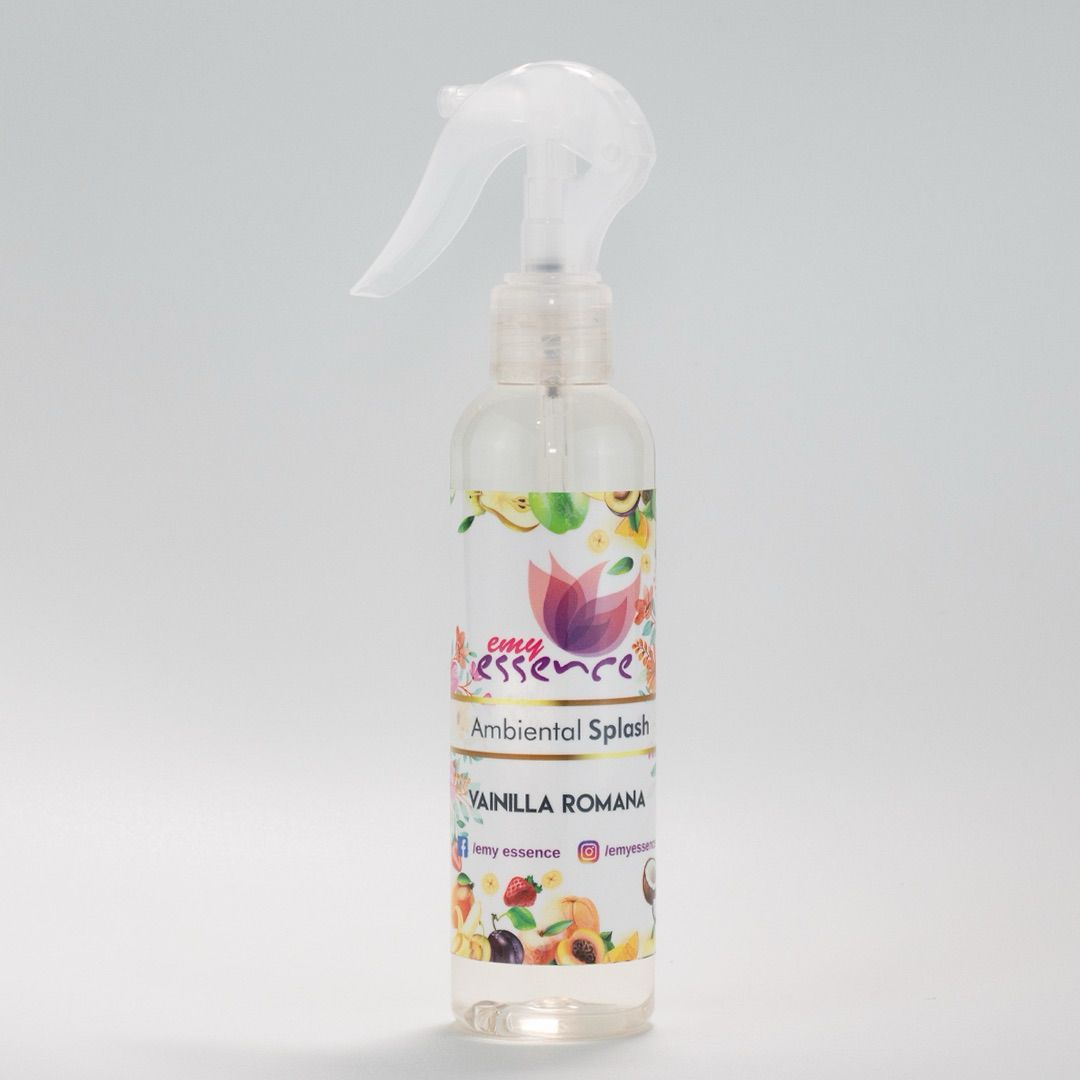 Ambiental Splash Premium 180 ml – Vainilla Romana (Aroma Dulce de Vainilla y Almendra)